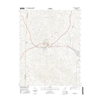 2016 Map of Crewe West, 2016 Print