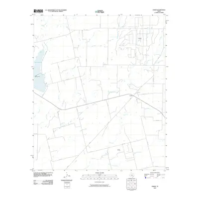 2010 Map of Crews, 2010 Print