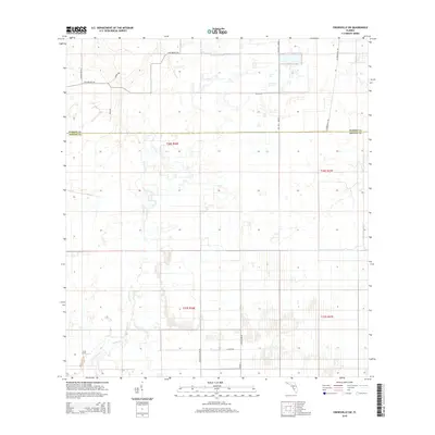 2015 Map of Crewsville SW, 2015 Print