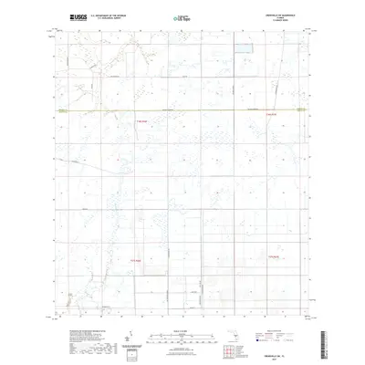 2021 Map of Crewsville SW, 2021 Print