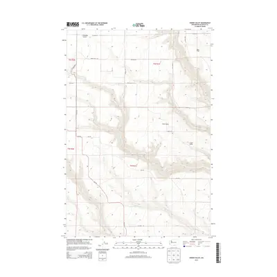 2014 Map of Crider Valley, 2014 Print
