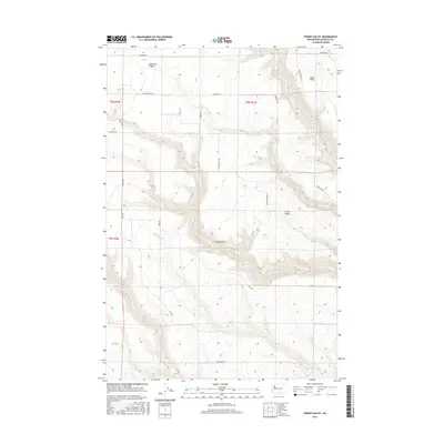 2017 Map of Crider Valley, 2017 Print