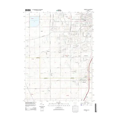2013 Map of Cridersville, 2013 Print
