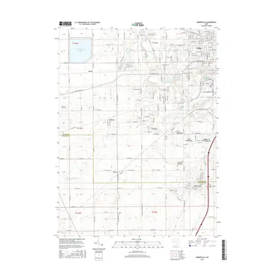 2016 Map of Cridersville, 2016 Print