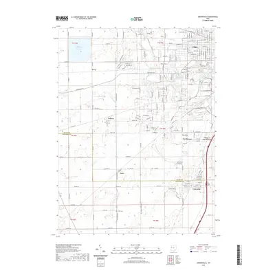 2019 Map of Cridersville, 2019 Print