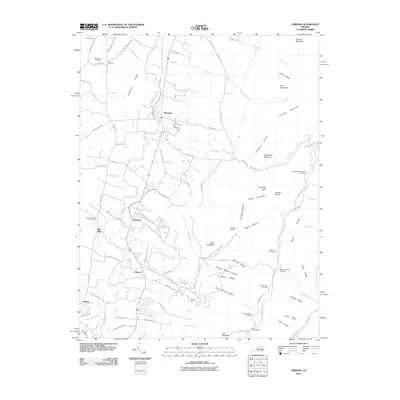 2010 Map of Crimora, 2010 Print