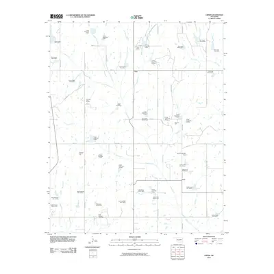 2010 Map of Criner, 2010 Print