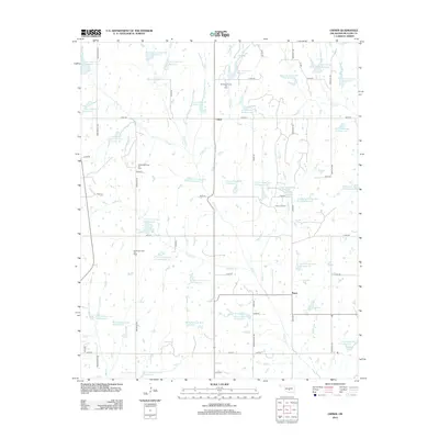 2012 Map of Criner, 2012 Print