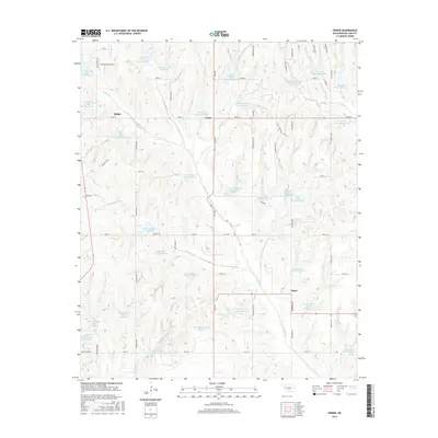 2016 Map of Criner, 2016 Print
