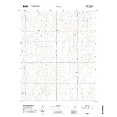 2018 Map of Criner, 2018 Print