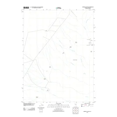 2012 Map of Crippen Canyon, 2012 Print