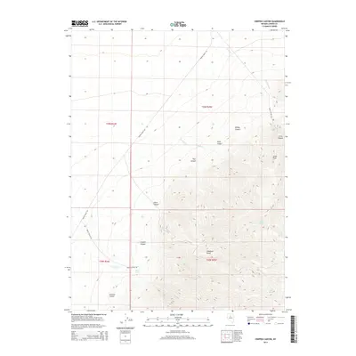 2014 Map of Crippen Canyon, 2014 Print