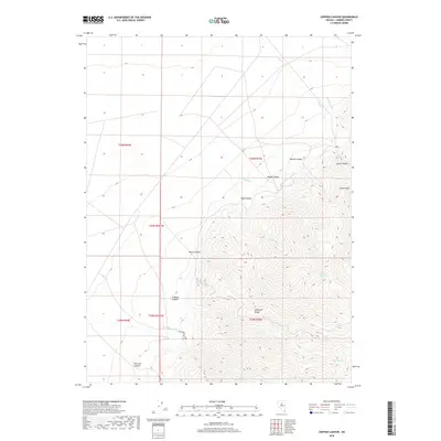 2018 Map of Crippen Canyon, 2018 Print