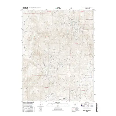 2016 Map of Cripple Creek North, 2016 Print