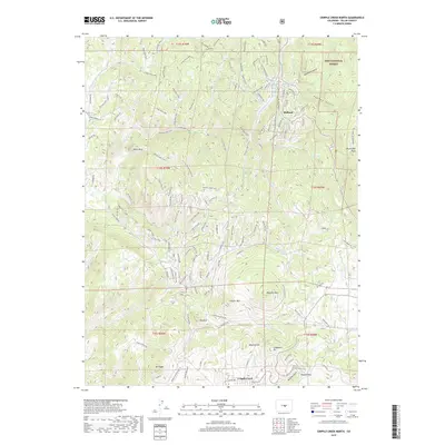 2019 Map of Cripple Creek North, 2019 Print