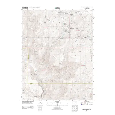 2013 Map of Cripple Creek South, 2013 Print