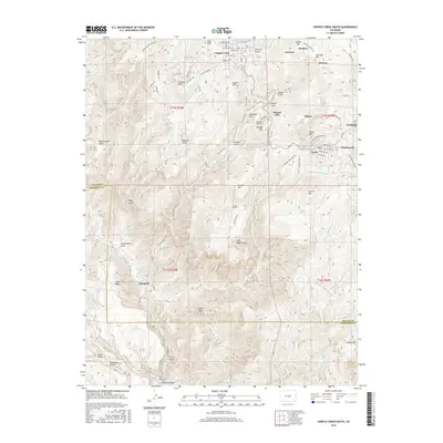 2016 Map of Cripple Creek South, 2016 Print