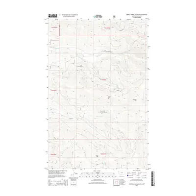 2014 Map of Cripple Horse Mountain, 2014 Print