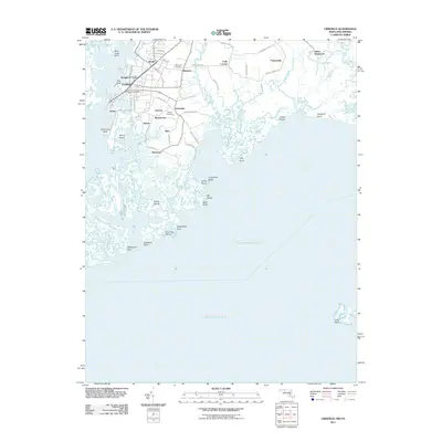 2011 Map of Crisfield, 2011 Print