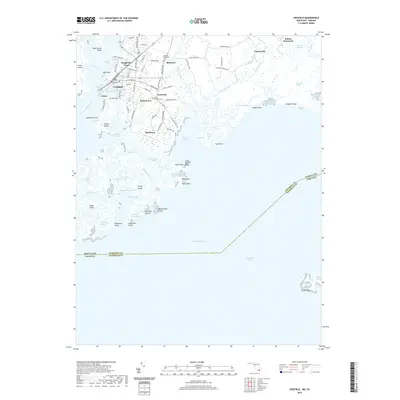2019 Map of Crisfield, 2019 Print