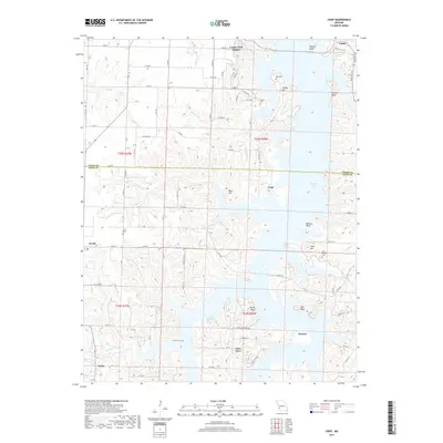 2017 Map of Crisp, 2017 Print