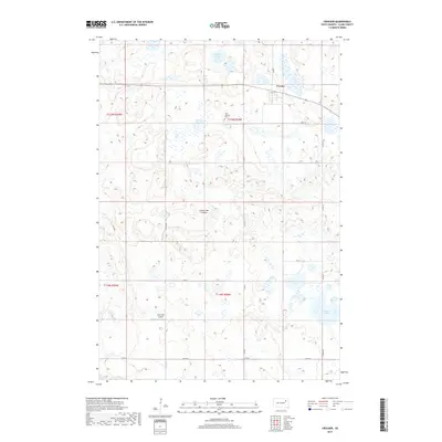 2017 Map of Crocker, 2017 Print