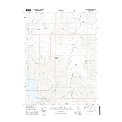 2015 Map of Crocker Mountain, 2015 Print