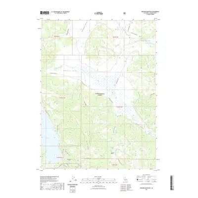 2021 Map of Crocker Mountain, 2021 Print