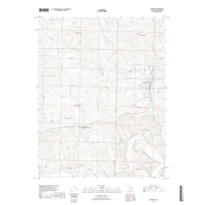 2017 Map of Crocker, 2017 Print