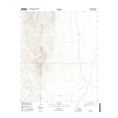 2017 Map of Crocker, 2017 Print