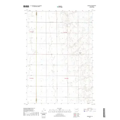 2017 Map of Crocker SW, 2017 Print