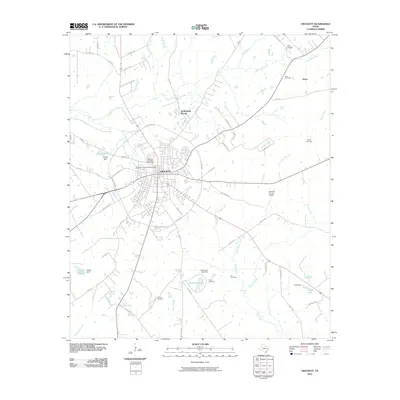 2010 Map of Crockett, 2010 Print