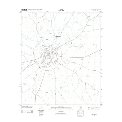 2013 Map of Crockett, 2013 Print