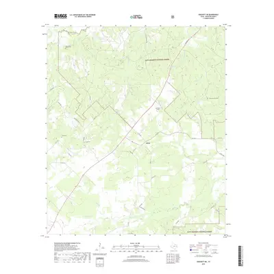 2019 Map of Crockett NE, 2019 Print