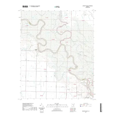 2020 Map of Crocketts Bluff, 2020 Print