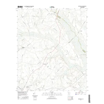 2017 Map of Crocketville, 2017 Print