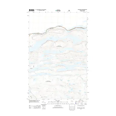 2013 Map of Crocodile Lake, 2013 Print
