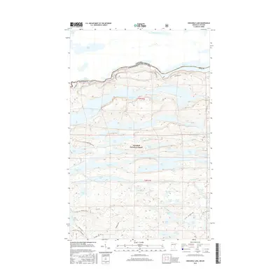 2016 Map of Crocodile Lake, 2016 Print