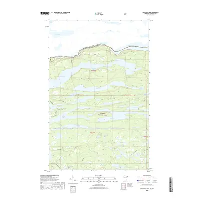 2019 Map of Crocodile Lake, 2019 Print