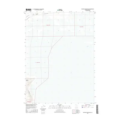 2017 Map of Crocodile Mountain NE, 2017 Print
