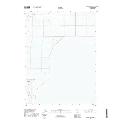 2020 Map of Crocodile Mountain NE, 2020 Print