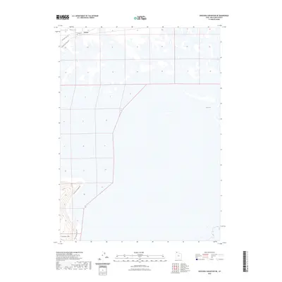 2023 Map of Crocodile Mountain NE, 2023 Print