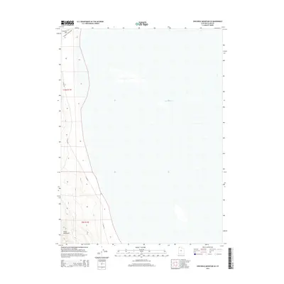 2014 Map of Crocodile Mountain SE, 2014 Print