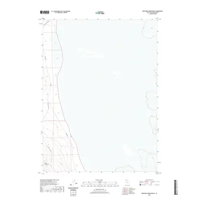 2020 Map of Crocodile Mountain SE, 2020 Print