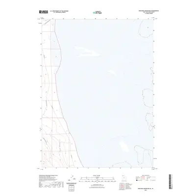 2023 Map of Crocodile Mountain SE, 2023 Print