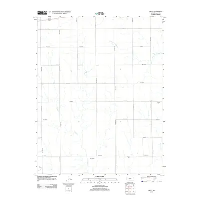 2012 Map of Croft, 2012 Print