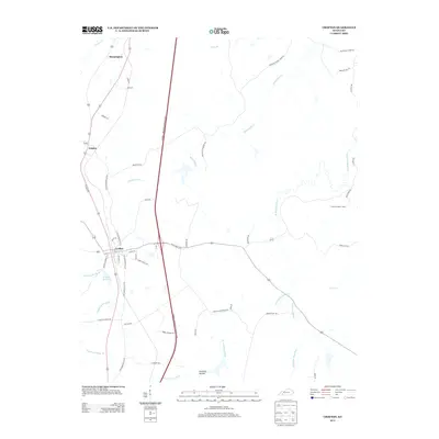 2013 Map of Crofton, 2013 Print