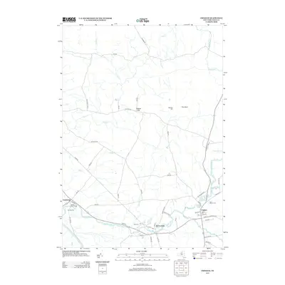 2013 Map of Croghan, 2013 Print