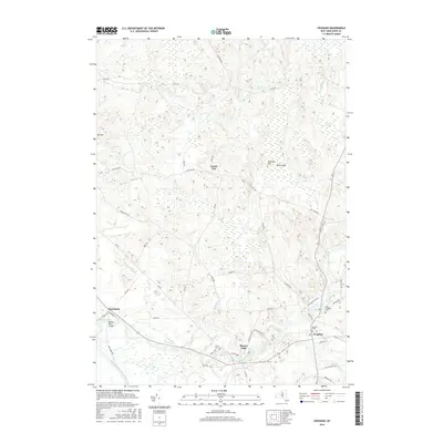 2016 Map of Croghan, 2016 Print