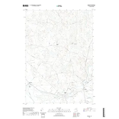 2019 Map of Croghan, 2019 Print